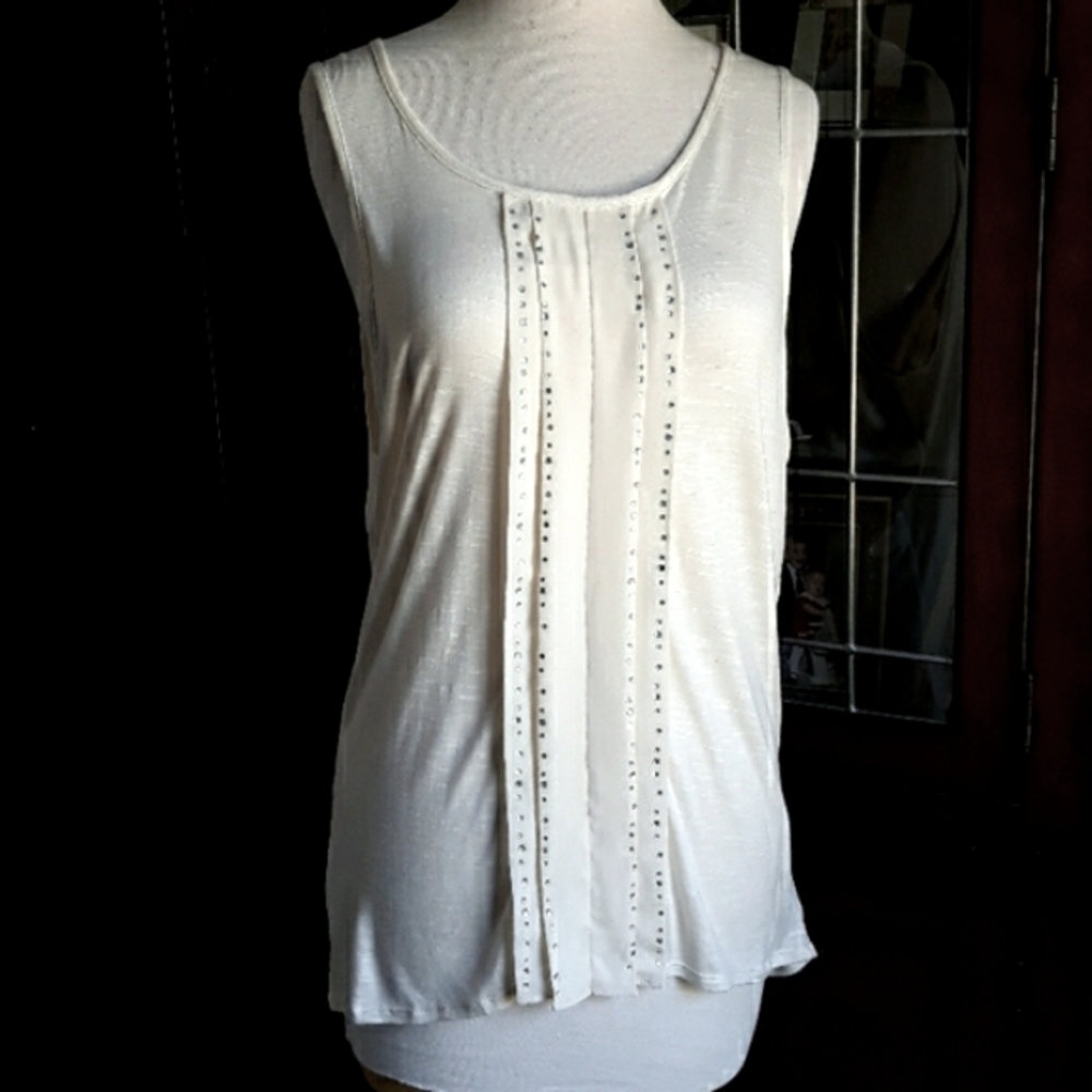 Calvin Klein Jeans Rhinestone Tank Top